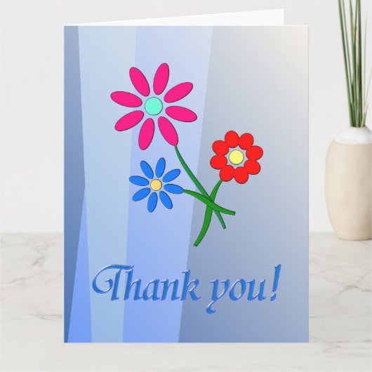 Hartelijk dank bedankkaart (Voorkant)