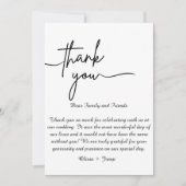 Hartelijk dank bedankkaart (Voorkant)