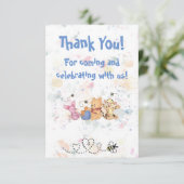 Hartelijk dank bedankkaart (Staand voorkant)