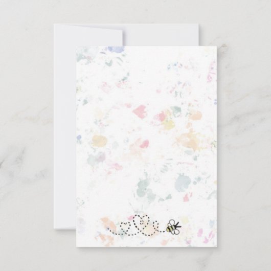 Hartelijk dank bedankkaart (Achterkant)