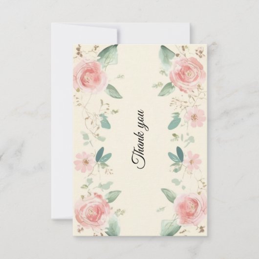 Hartelijk dank bedankkaart (Voorkant)