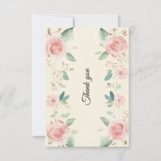 Hartelijk dank bedankkaart