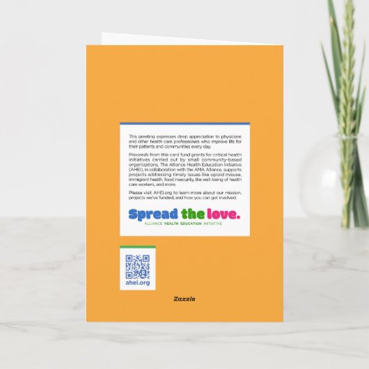 Hartelijk dank bedankkaart (Achterkant)