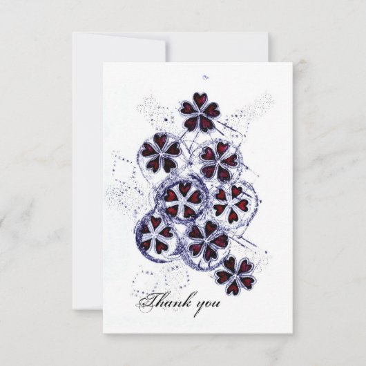 Hartelijk dank bedankkaart (Voorkant)