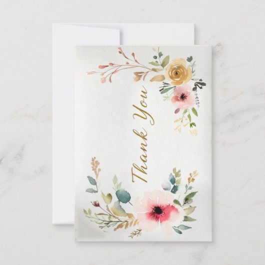 Hartelijk dank bedankkaart (Voorkant)