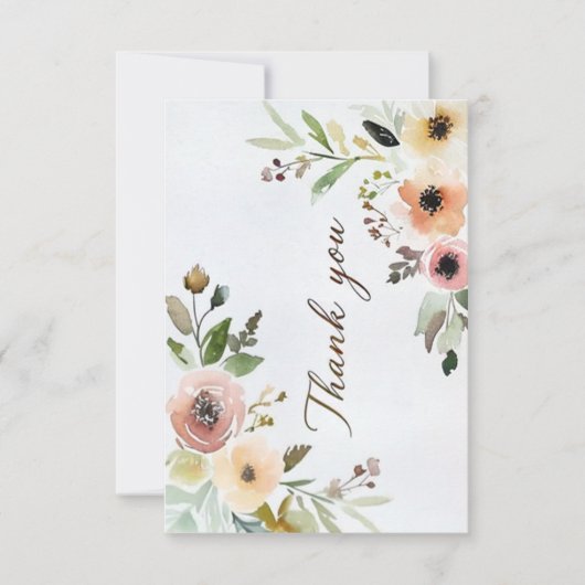 Hartelijk dank bedankkaart (Voorkant)