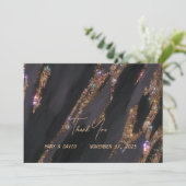 Hartelijk dank bedankkaart (Staand voorkant)