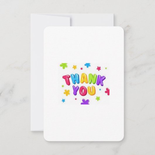 Hartelijk dank bedankkaart (Voorkant)