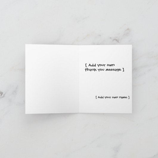 Hartelijk dank bedankkaart (Binnen)