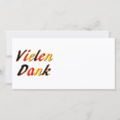 Hartelijk dank bedankkaart (Voorkant)