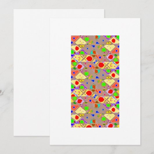 Hartelijk dank bedankkaart (Voorkant / Achterkant)