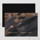 Hartelijk dank bedankkaart (Voorkant / Achterkant)