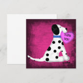 Hartelijk dank bedankkaart (Voorkant / Achterkant)