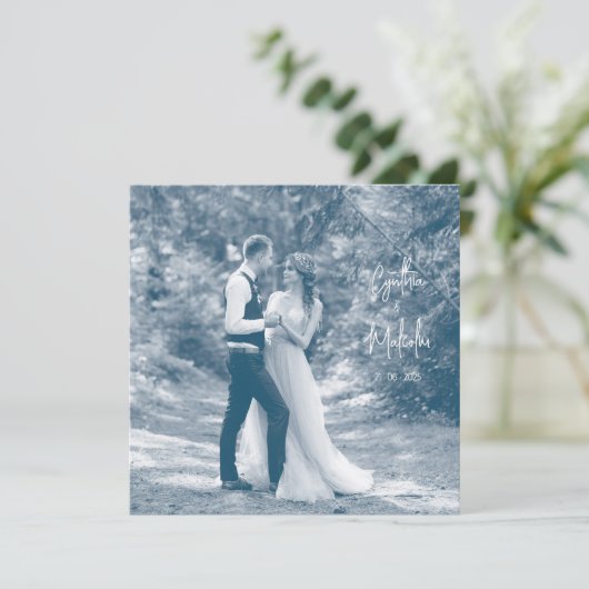 Hartelijk dank bedankkaart (Staand voorkant)