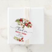 Hartelijk dank Berry veel Aardbei verjaardag Bedankjes Labels (In situ)