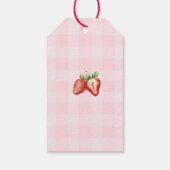 Hartelijk dank Berry veel Aardbei verjaardag Cadeaulabel (Achterkant)