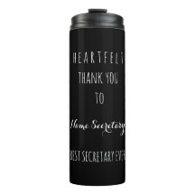 Hartelijk dank Beste Secretaris ooit Typografie