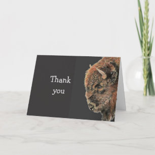 Hartelijk dank Beste vriend No Bull Buffalo Kaart