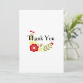 Hartelijk dank, blote kaart (Staand voorkant)