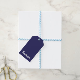 Hartelijk dank: Blue 26235C CadeauLabels