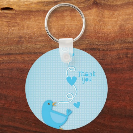 Hartelijk dank, Blue Bird Sleutelhanger (Voorkant)