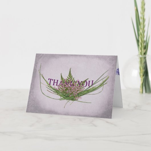 Hartelijk dank, Bouquet Bedankkaart (Voorkant)