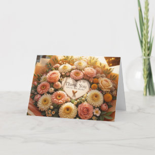 Hartelijk dank Bouquet Bedankkaart