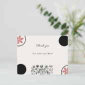 Hartelijk dank briefkaart (Staand voorkant)