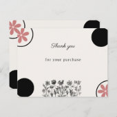 Hartelijk dank briefkaart (Voorkant / Achterkant)