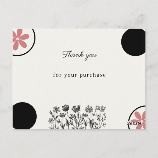 Hartelijk dank briefkaart (Achterkant)