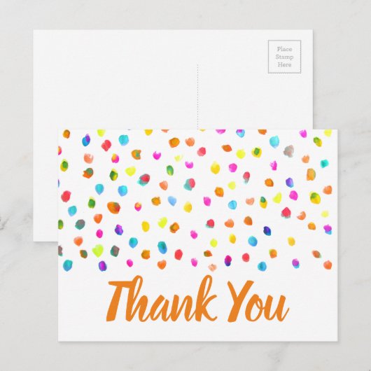 Hartelijk dank.................................... briefkaart (Voorkant / Achterkant)