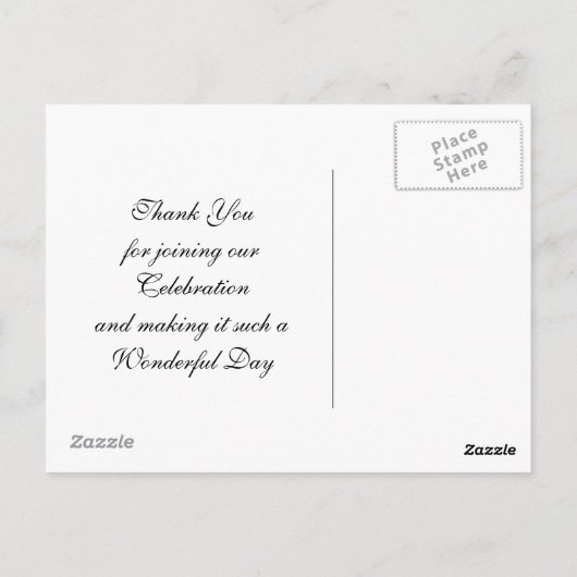 Hartelijk dank briefkaart (Achterkant)