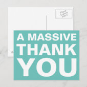 Hartelijk dank, Briefkaart (Voorkant / Achterkant)