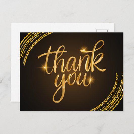 Hartelijk dank briefkaart (Voorkant / Achterkant)