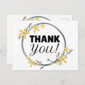 Hartelijk dank briefkaart (Voorkant / Achterkant)