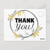 Hartelijk dank briefkaart (Achterkant)