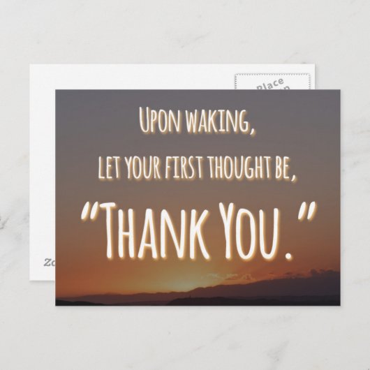 Hartelijk dank briefkaart (Voorkant / Achterkant)