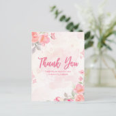 Hartelijk dank briefkaart (Staand voorkant)