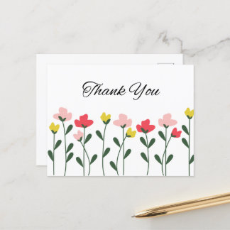 Hartelijk dank briefkaart