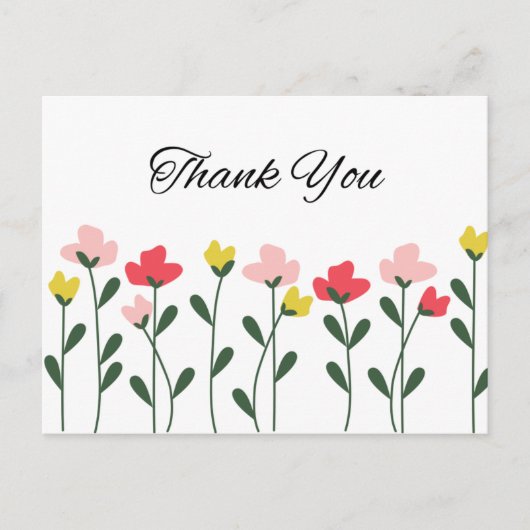 Hartelijk dank briefkaart (Voorkant)