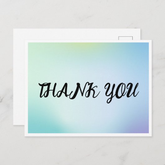 Hartelijk dank briefkaart (Voorkant / Achterkant)