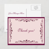 Hartelijk dank briefkaart (Voorkant / Achterkant)