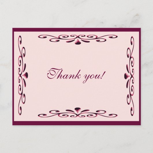 Hartelijk dank briefkaart (Voorkant)