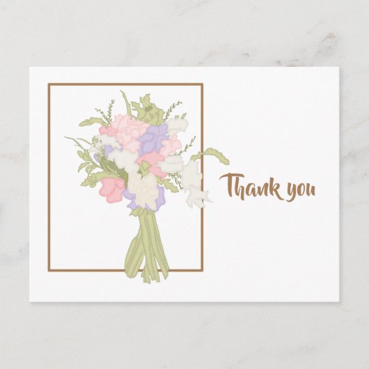 Hartelijk dank briefkaart (Voorkant)