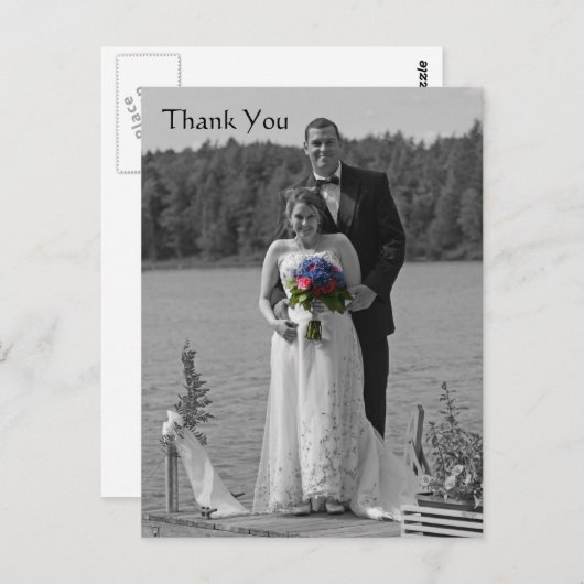 Hartelijk dank briefkaart (Voorkant / Achterkant)