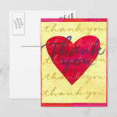 Hartelijk dank briefkaart (Voorkant / Achterkant)