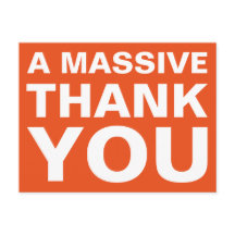 Hartelijk dank, Briefkaart