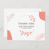 Hartelijk dank briefkaart (Voorkant / Achterkant)