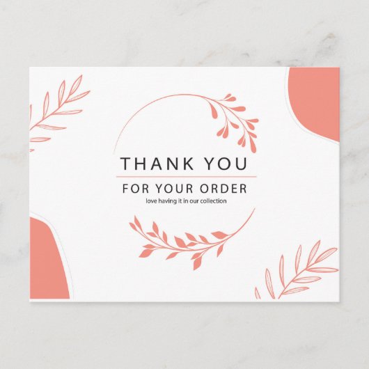 Hartelijk dank briefkaart (Voorkant)