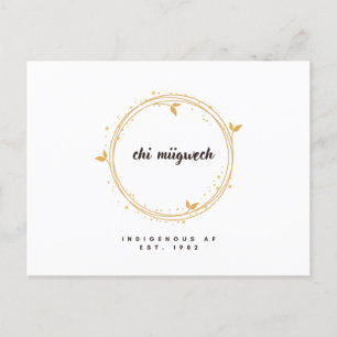 Hartelijk dank briefkaart